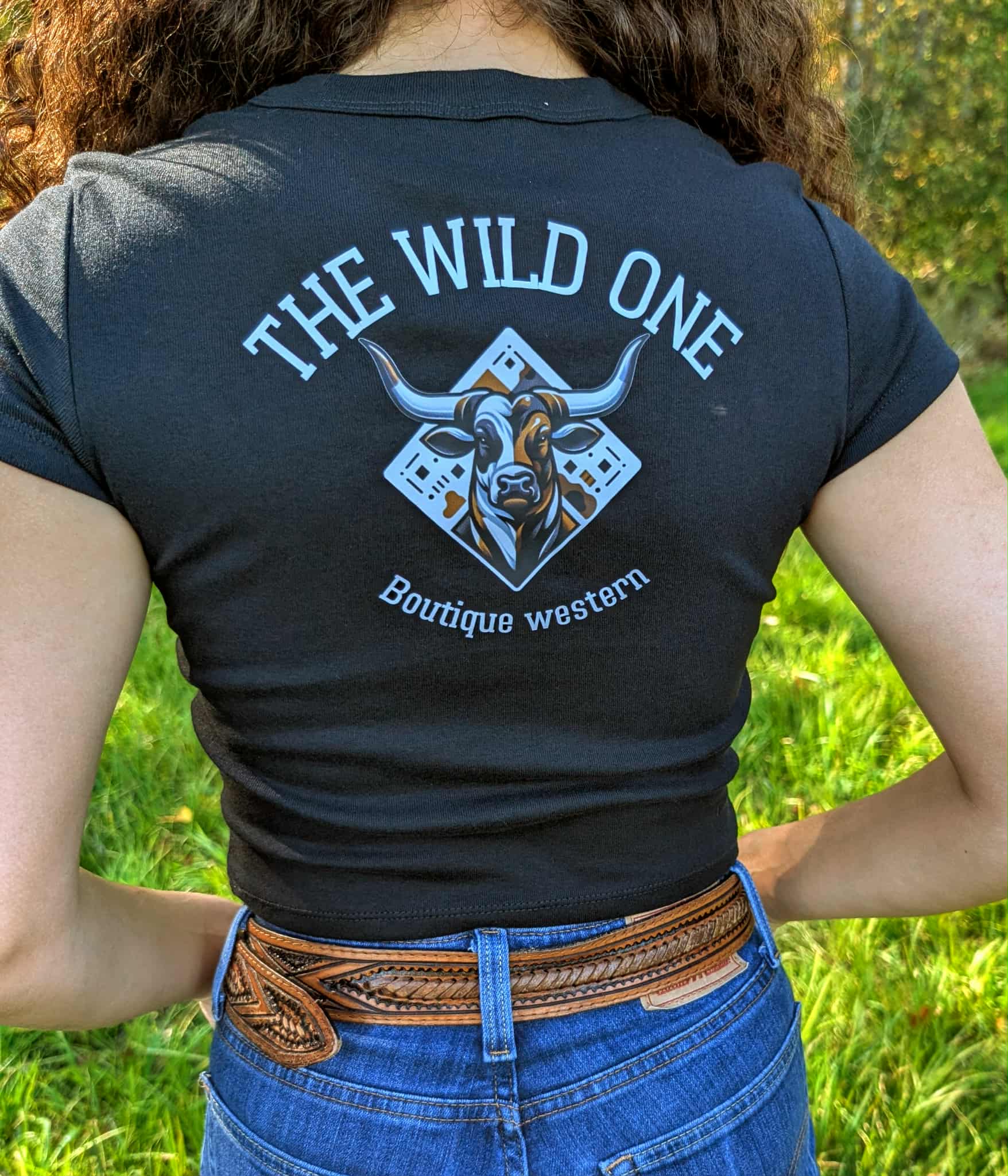 T-Shirt Crop Top - The Wild One