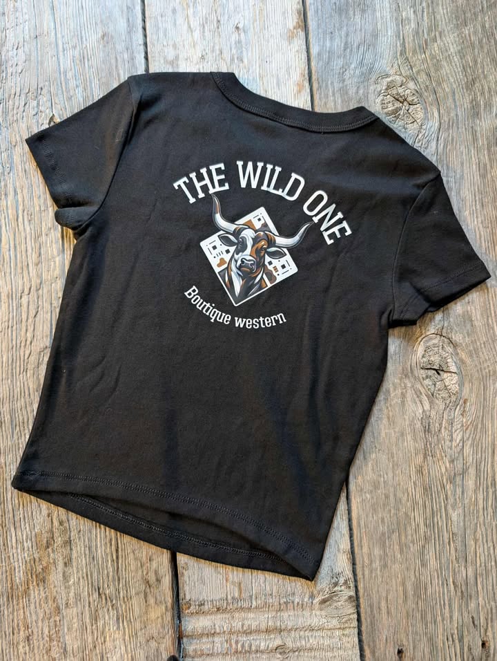 T-Shirt Crop Top - The Wild One