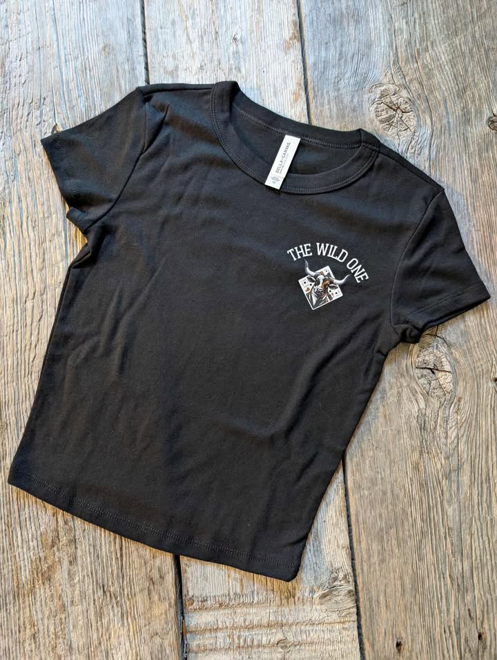 T-Shirt Crop Top - The Wild One