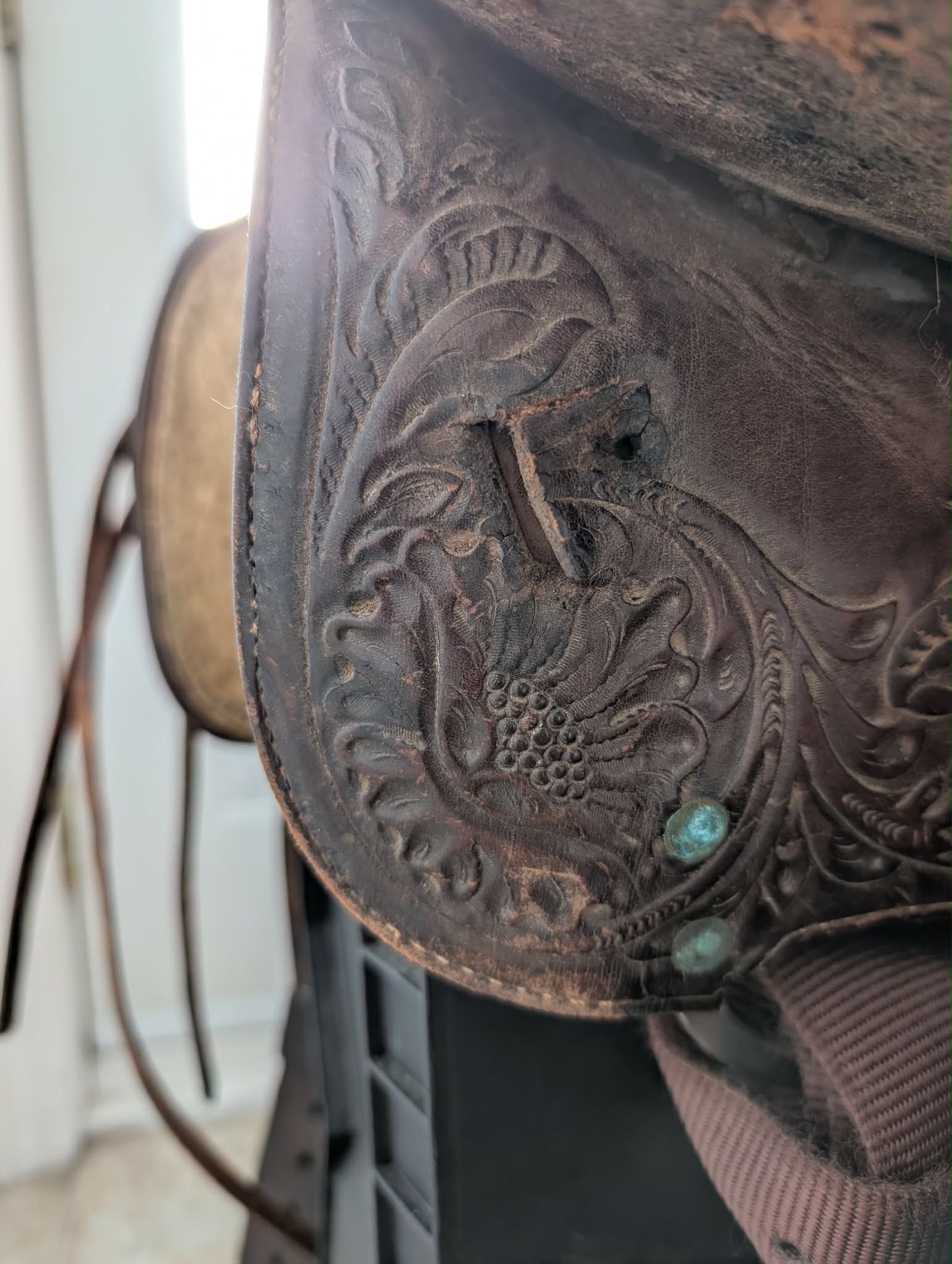 Selle western (1) - 7 pouces d'arçon