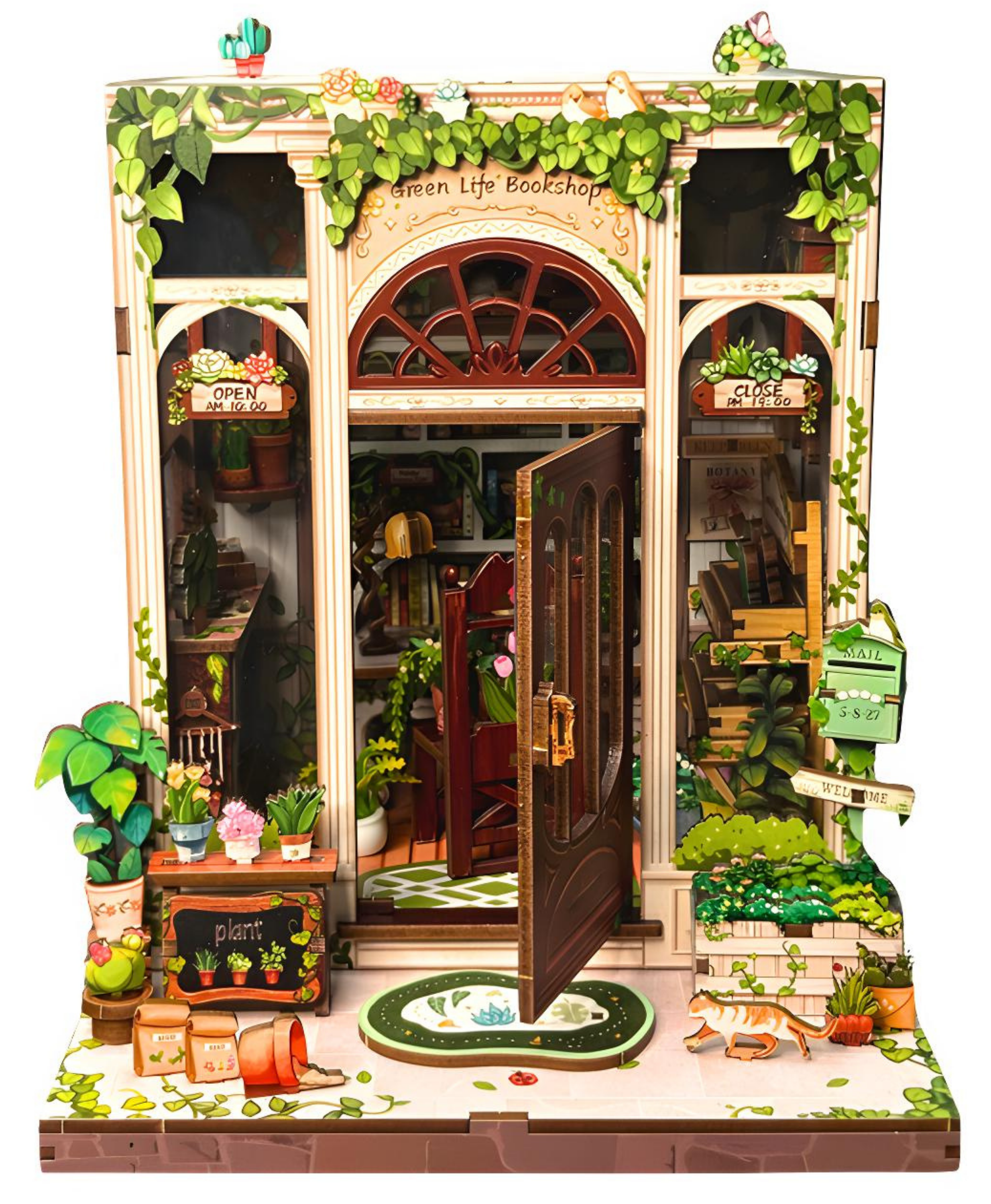 Maquette en bois – Cutebee Green Life Bookshop