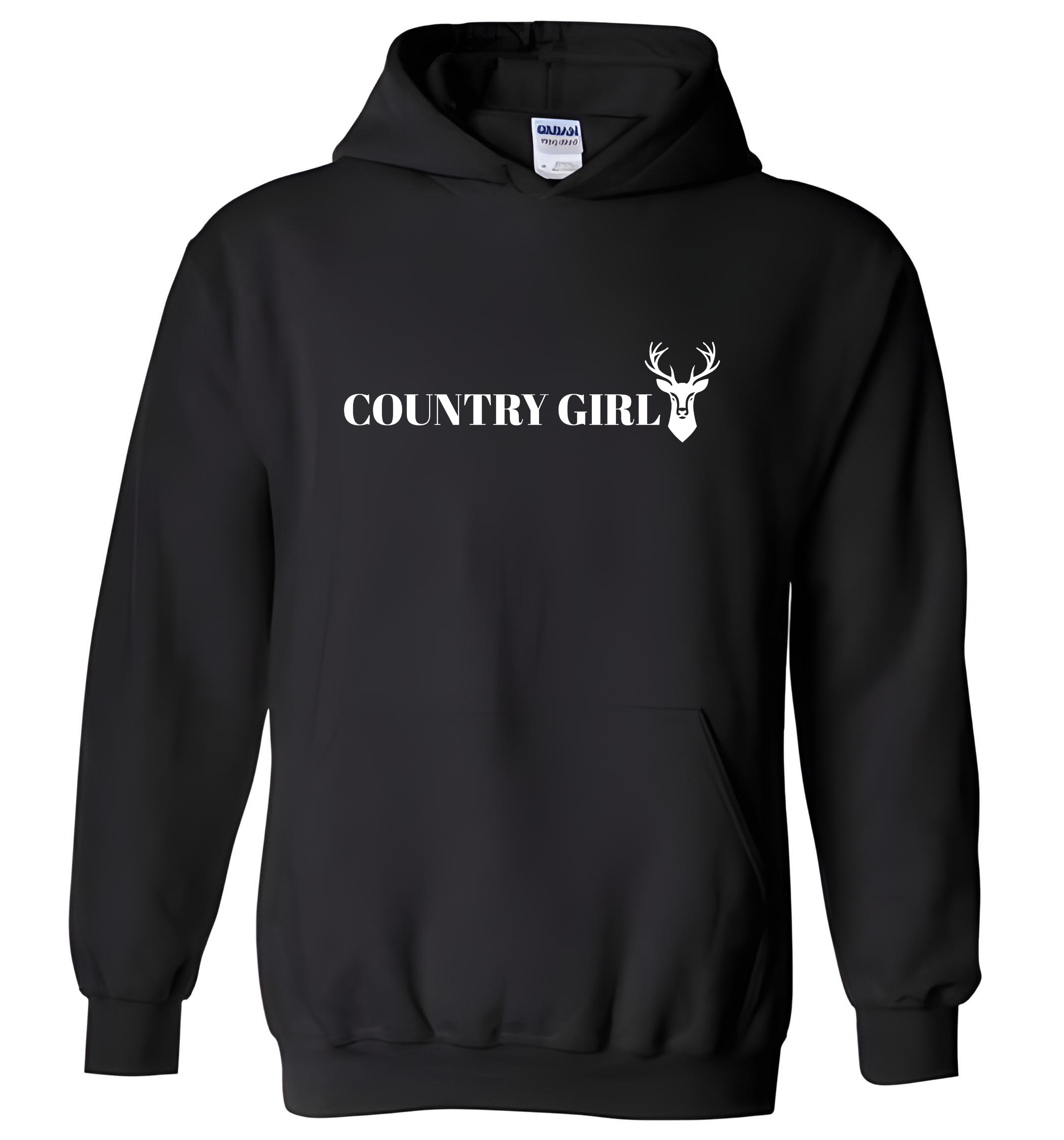 Hoodie - Country girl - Cerf