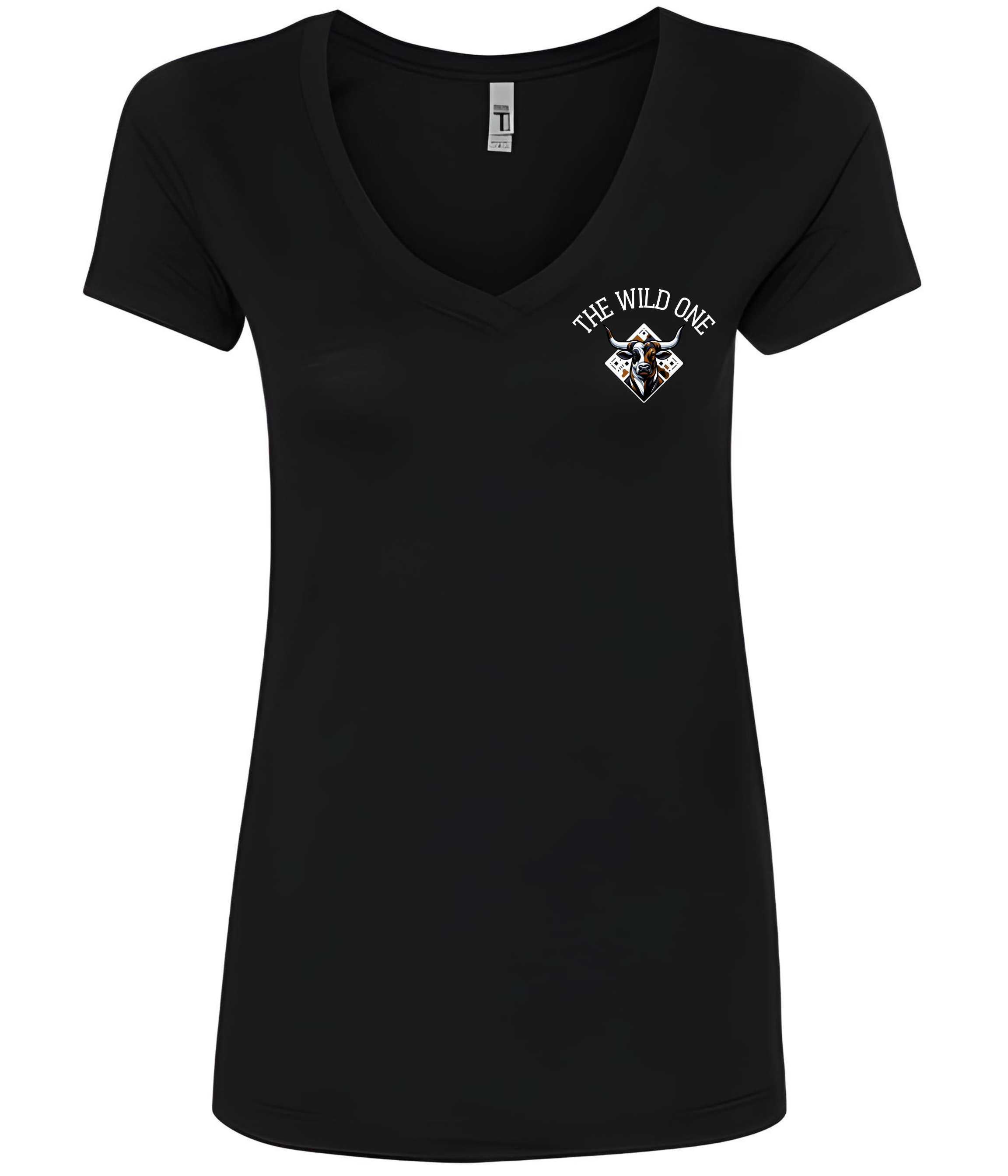 T-Shirt col en V - The Wild One