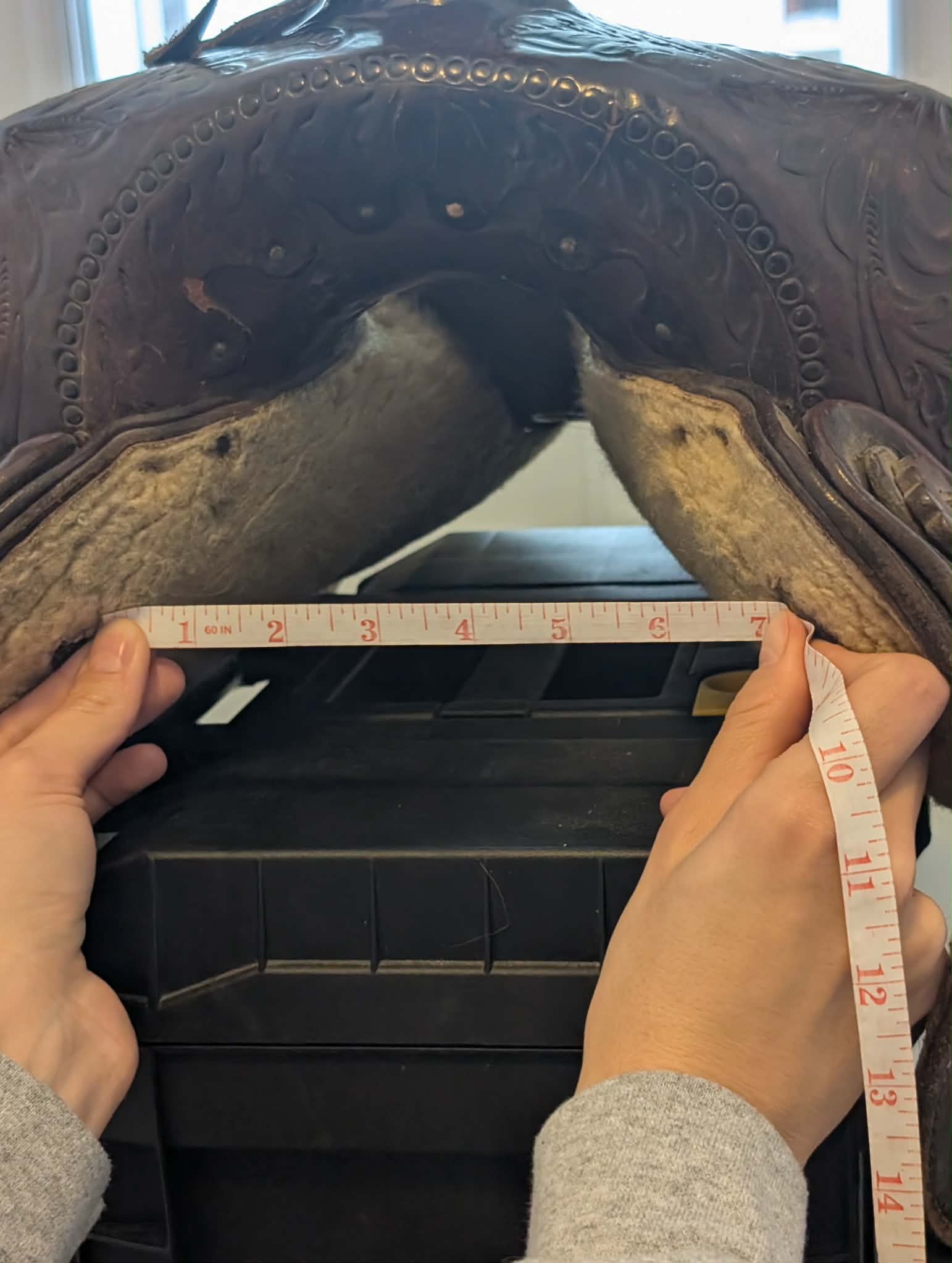 Selle western (1) - 7 pouces d'arçon