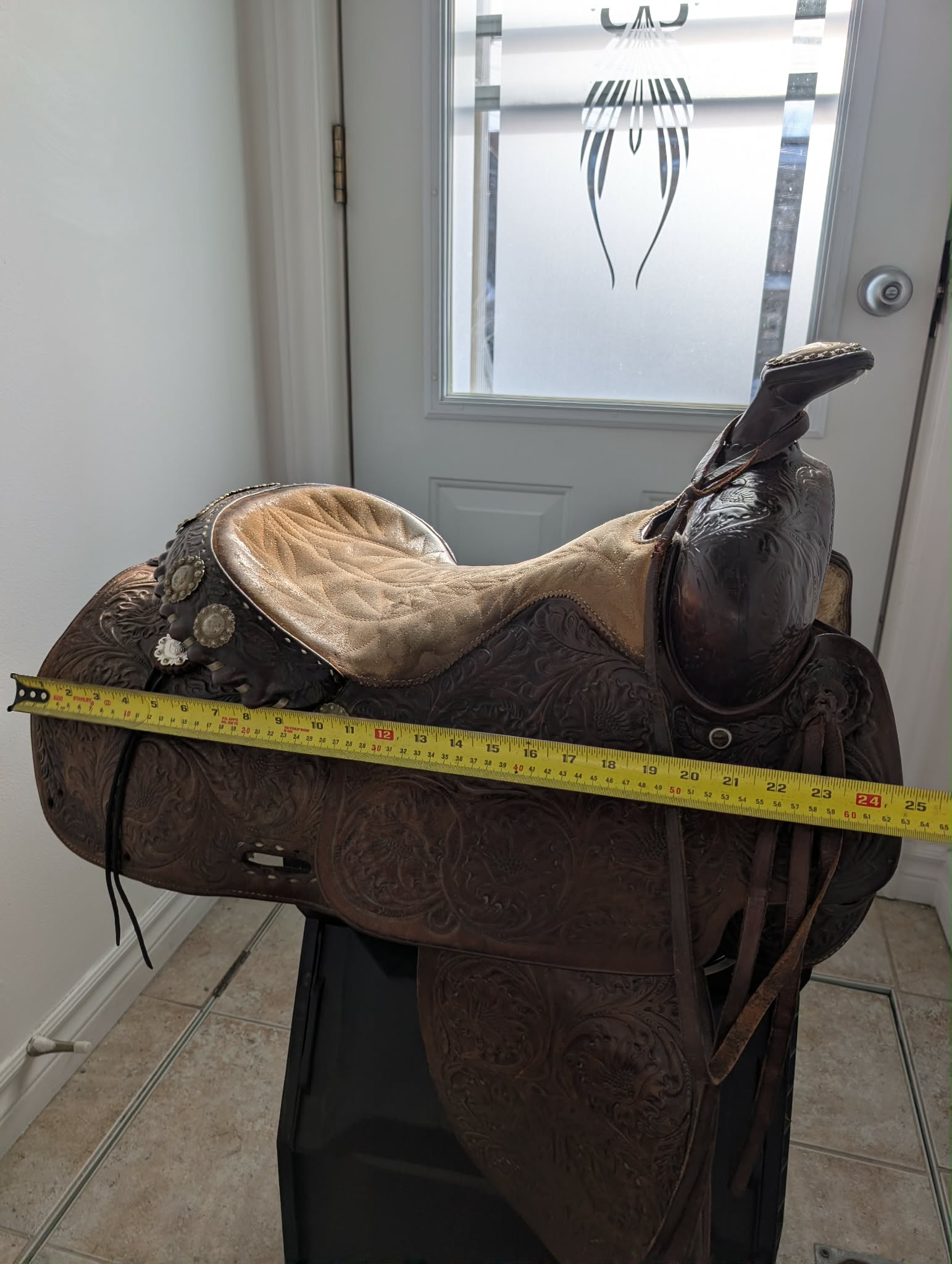 Selle western (1) - 7 pouces d'arçon