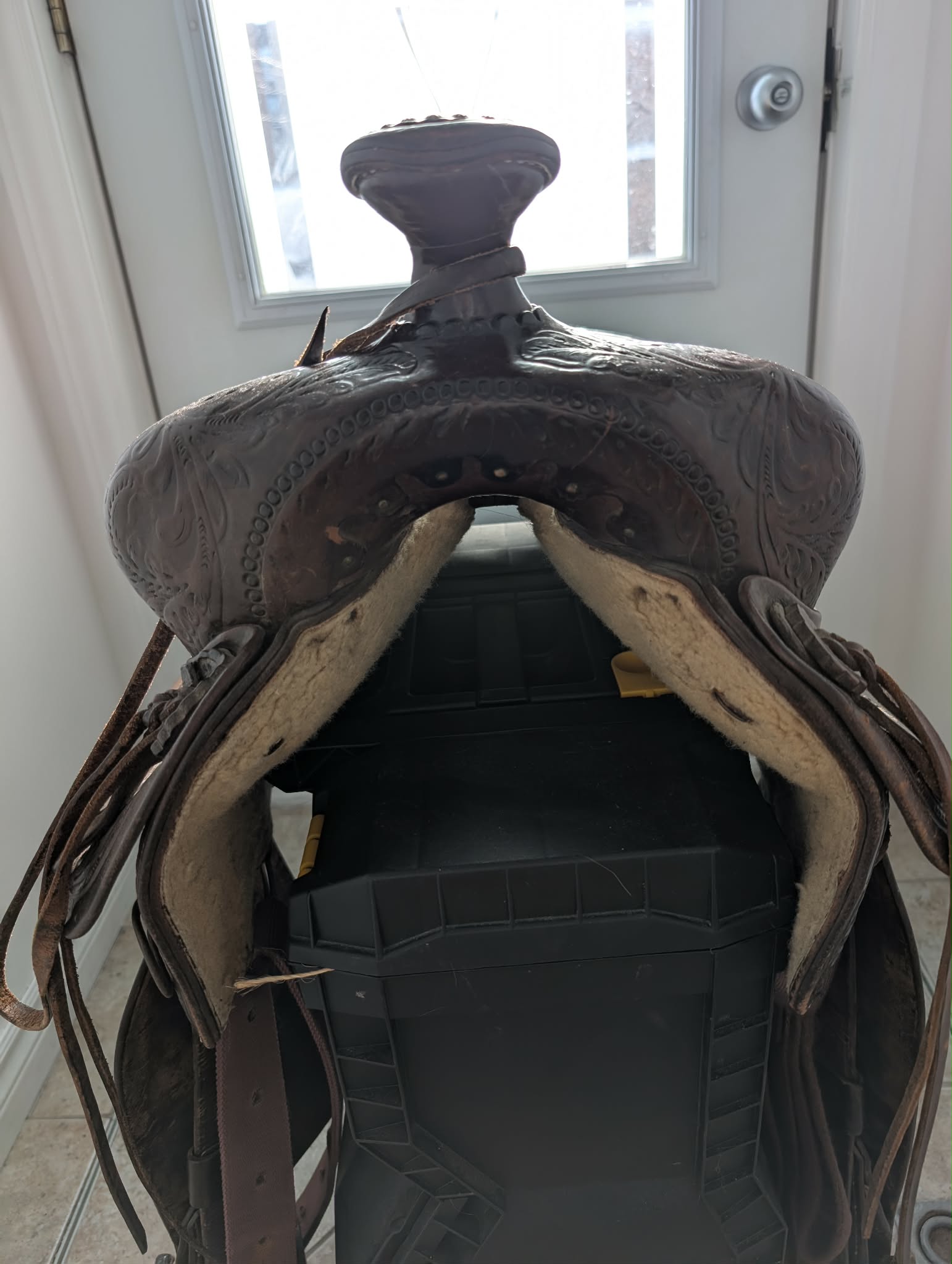 Selle western (1) - 7 pouces d'arçon